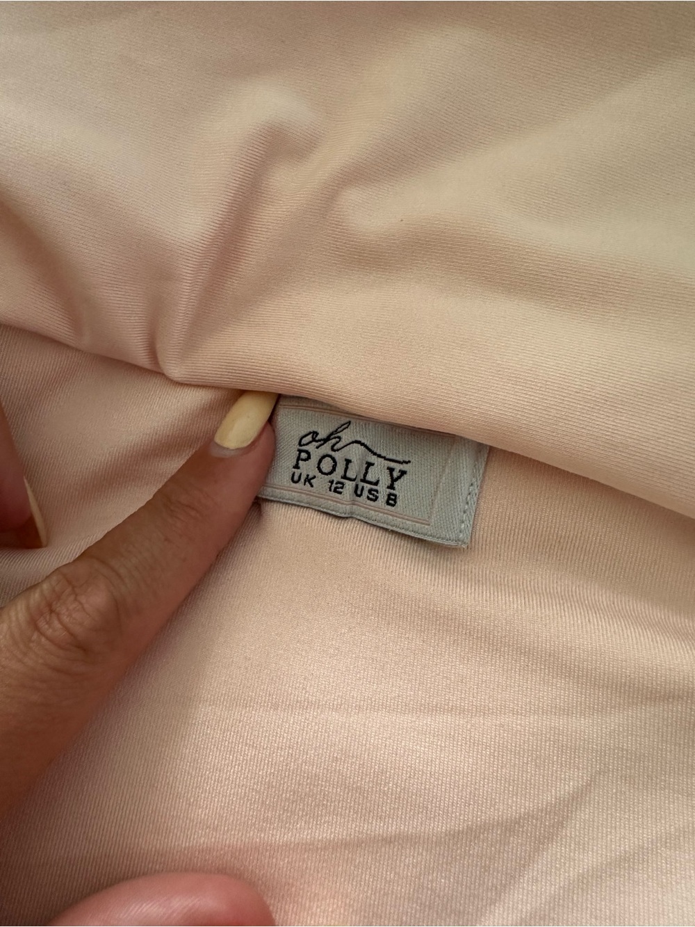 Oh Polly Blush Cutout Ruched Mini Dress - Picture 3 of 3